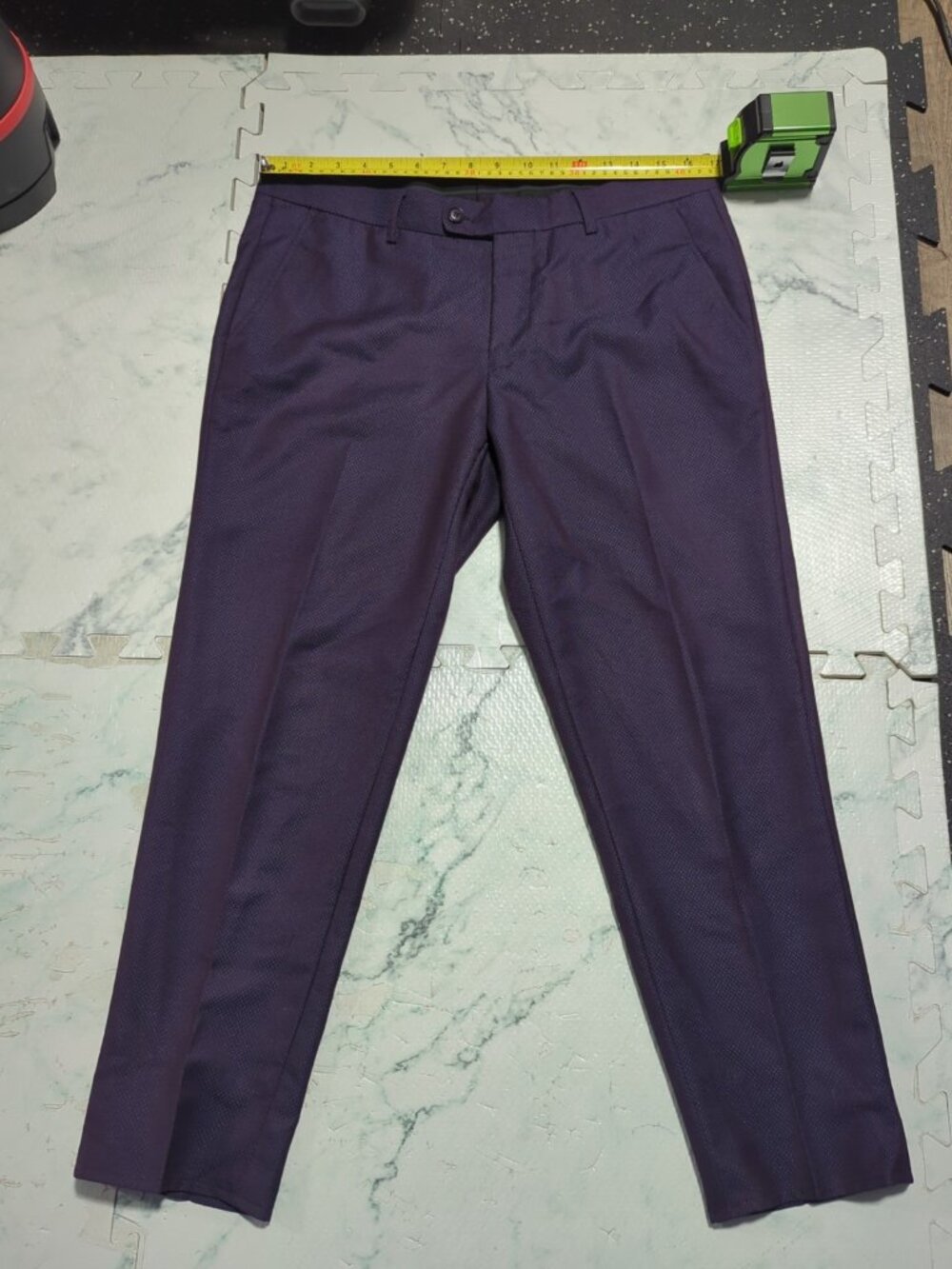 Purple Dress Pants Mens Waist 34 In-seam 25 New NO TAGS - "Ted Baker"?
